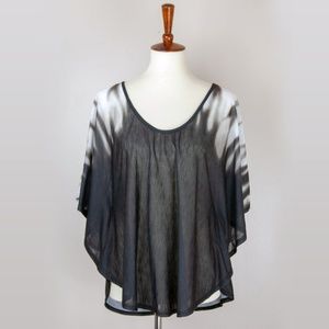 Drapey Batwing Tie Dye Top